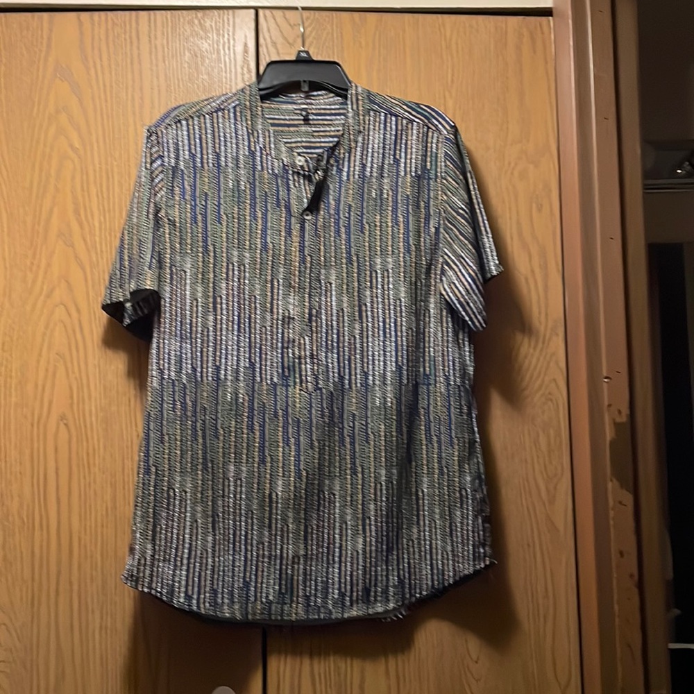 🔥Sale🔥Cute Men’s button from chest up casual shirt with designs..NWOT